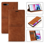 Custodia portafoglio in pelle PU con supporto per iPhone