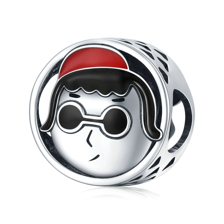 Accessori per collana braccialetto fai-da-te con perline avatar cartoon in argento sterling S925