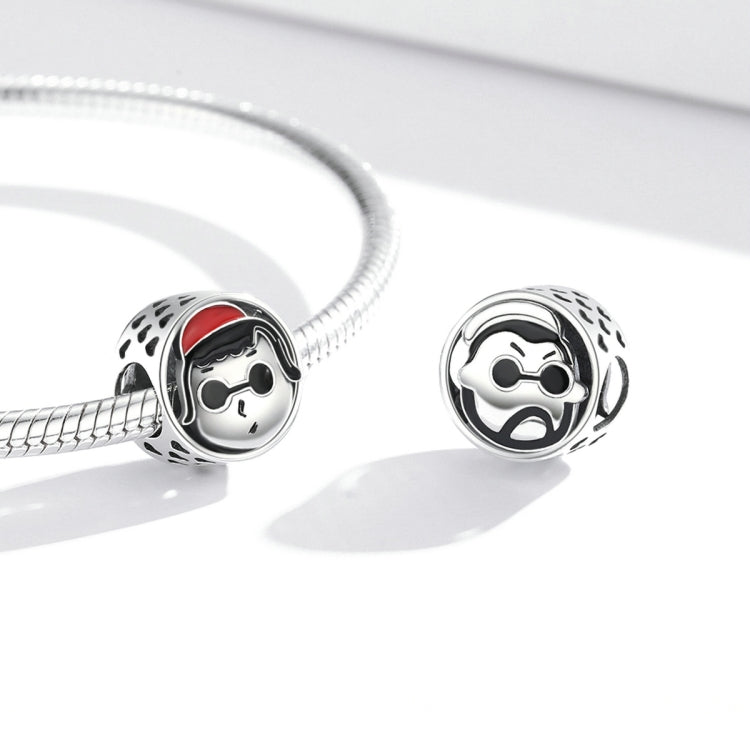 Accessori per collana braccialetto fai-da-te con perline avatar cartoon in argento sterling S925