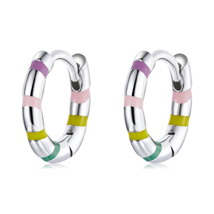 Orecchini da donna con fibbia mini orecchio in argento sterling S925, Mini Ribbon 2