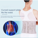 2 PCS 009 Uomo Donna Cintura traspirante universale per protezione lombare della colonna vertebrale, M, L, XL, XXL