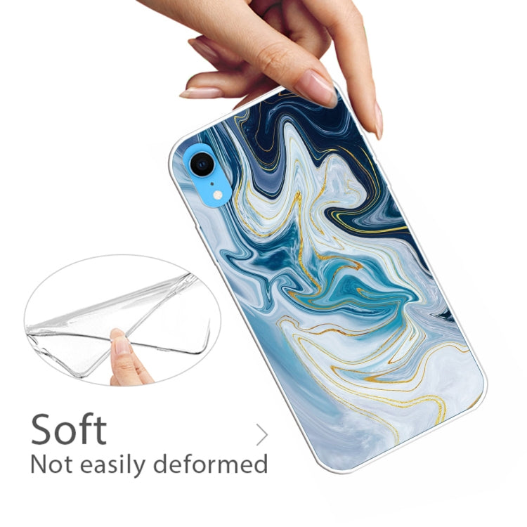 Custodia TPU marmo per smartphone compatibili iPhone