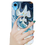 Custodia TPU marmo per smartphone compatibili iPhone