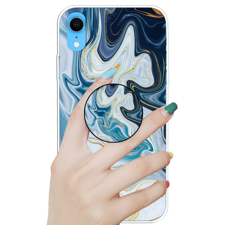 Custodia TPU marmo per smartphone compatibili iPhone