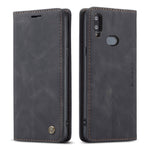Custodia portafoglio in pelle per Galaxy A20s con slot carte