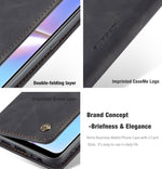 Custodia portafoglio in pelle per Galaxy A20s con slot carte