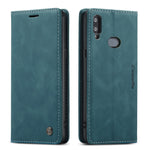 Custodia portafoglio in pelle per Galaxy A20s con slot carte