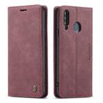 Custodia portafoglio in pelle per Galaxy A20s con slot carte