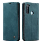 Custodia portafoglio in pelle con slot carte per Redmi Note 8 Pro