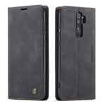 Custodia portafoglio in pelle con slot carte per Redmi Note 8 Pro