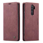 Custodia portafoglio in pelle con slot carte per Redmi Note 8 Pro