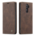 Custodia portafoglio in pelle con slot carte per Redmi Note 8 Pro