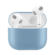 Custodia protettiva per auricolari in silicone tinta unita per AirPods 3