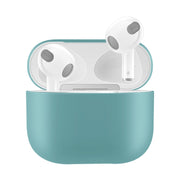 Custodia protettiva per auricolari in silicone tinta unita per AirPods 3