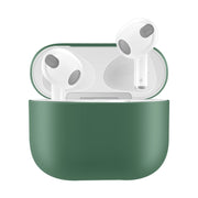 Custodia protettiva per auricolari in silicone tinta unita per AirPods 3