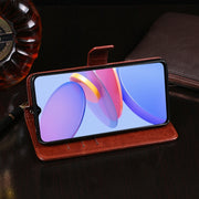 idewei Custodia in pelle orizzontale a conchiglia Crazy Horse Texture con supporto e slot per carte e portafoglio, For U-MAGIC 30e, For Xiaomi Civi