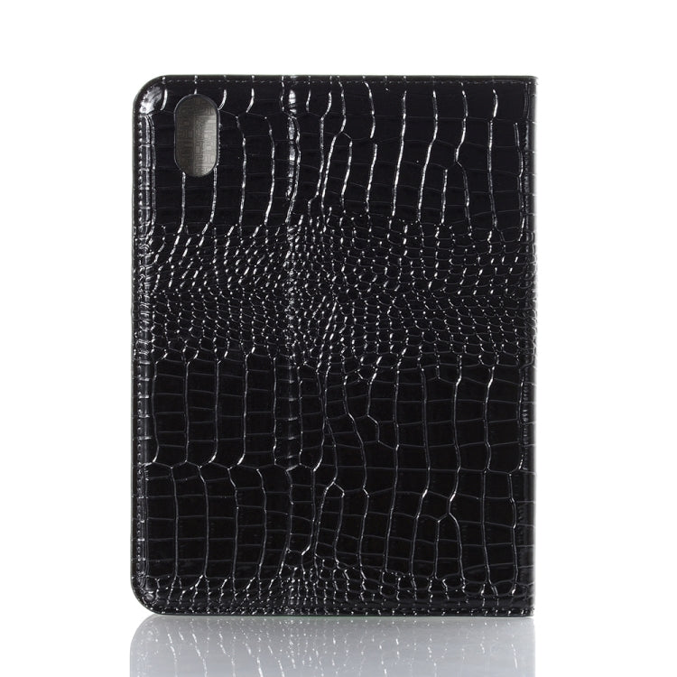 Custodia in pelle a libro orizzontale con struttura in coccodrillo con supporto, slot per schede e portafoglio, For iPad mini 6, For iPad mini 6 / mini 2024