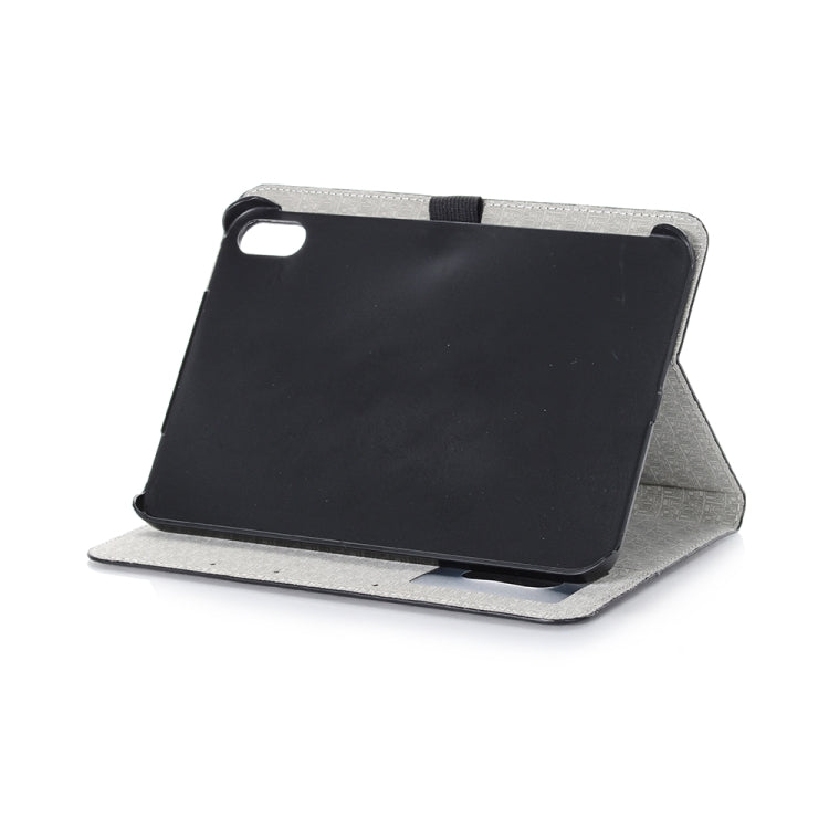 Custodia in pelle a libro orizzontale con struttura in coccodrillo con supporto, slot per schede e portafoglio, For iPad mini 6, For iPad mini 6 / mini 2024