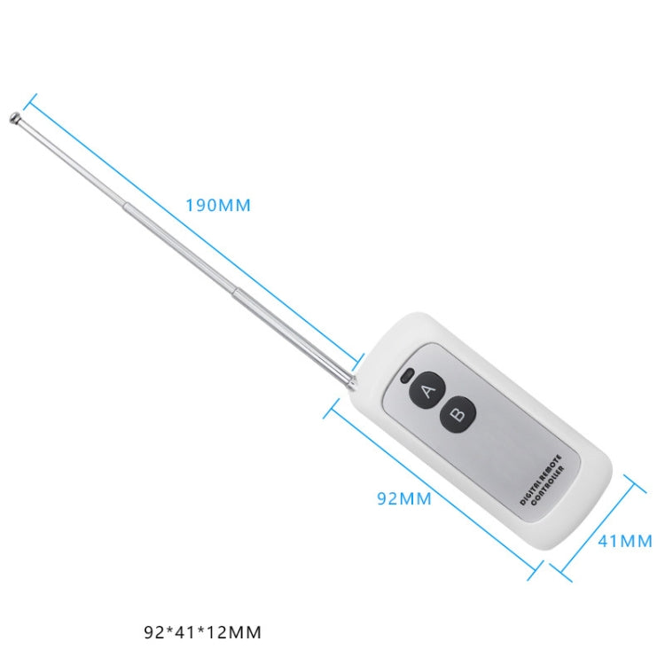 1000-2E Motore della pompa dell'acqua a due pulsanti Presa intelligente Lampada di controllo accessi Apprendimento del telecomando senza fili, 315M 1527, 433M 1527, 315M 4.7, 433M 4.7