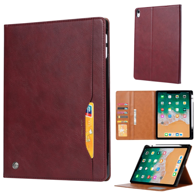 Custodia portafoglio in pelle con flip per iPad mini 2024