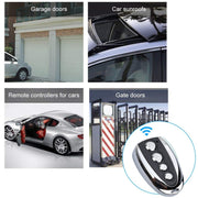 Telecomando K18 universale a forma di U per tapparelle elettriche per garage, 315MHZ, 433MHZ