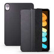 Flip orizzontale a 3 pieghe a nido d'ape in TPU antiurto + custodia in pelle PU con supporto, For iPad mini 6 / mini 2024