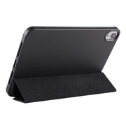 Flip orizzontale a 3 pieghe a nido d'ape in TPU antiurto + custodia in pelle PU con supporto, For iPad mini 6 / mini 2024