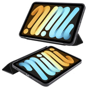Flip orizzontale a 3 pieghe a nido d'ape in TPU antiurto + custodia in pelle PU con supporto, For iPad mini 6 / mini 2024