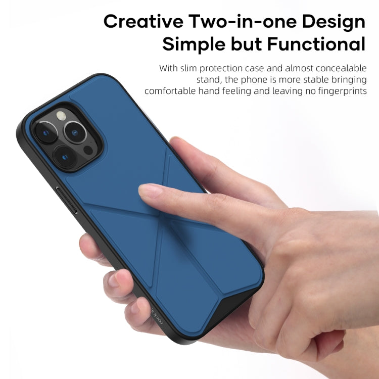Custodia antiurto TPU e PC con supporto per iPhone 13 Pro Max
