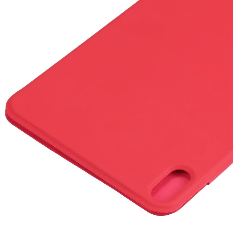 Custodia in pelle per tablet in PU magnetica con fibbia fissa ultrasottile a vibrazione orizzontale con supporto a tre pieghe e funzione Sleep / Wake-up, For iPad mini 2024 / mini 6