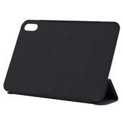 Custodia in pelle per tablet in PU magnetica senza fibbia con clip bifacciale ultrasottile a vibrazione orizzontale con supporto a tre pieghe e funzione Sleep / Wake-up, For iPad mini 2024 / mini 6