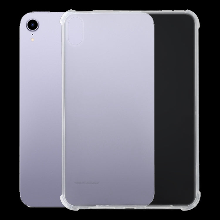 Custodia per tablet in TPU trasparente antiurto a quattro angoli da 3 mm, For iPad mini 2024 / mini 6