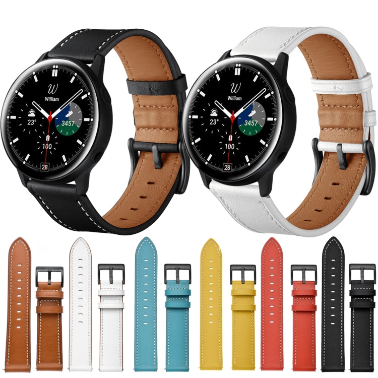 Cinturino di ricambio per cinturino in pelle, For Samsung Galaxy Watch 3 41mm, For Samsung Galaxy Watch 3 45mm, For Samsung Galaxy Watch 42mm, For Samsung Galaxy Watch 46mm