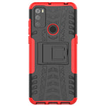 Custodia protettiva antiurto in TPU + PC per pneumatici con supporto, For Alcatel 3L (2021), For Motorola Edge 20, For Samsung Galaxy A03S 164mm