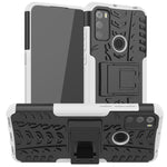 Custodia protettiva antiurto in TPU + PC per pneumatici con supporto, For Alcatel 3L (2021), For Motorola Edge 20, For Samsung Galaxy A03S 164mm