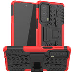 Custodia protettiva antiurto in TPU + PC per pneumatici con supporto, For Alcatel 3L (2021), For Motorola Edge 20, For Samsung Galaxy A03S 164mm