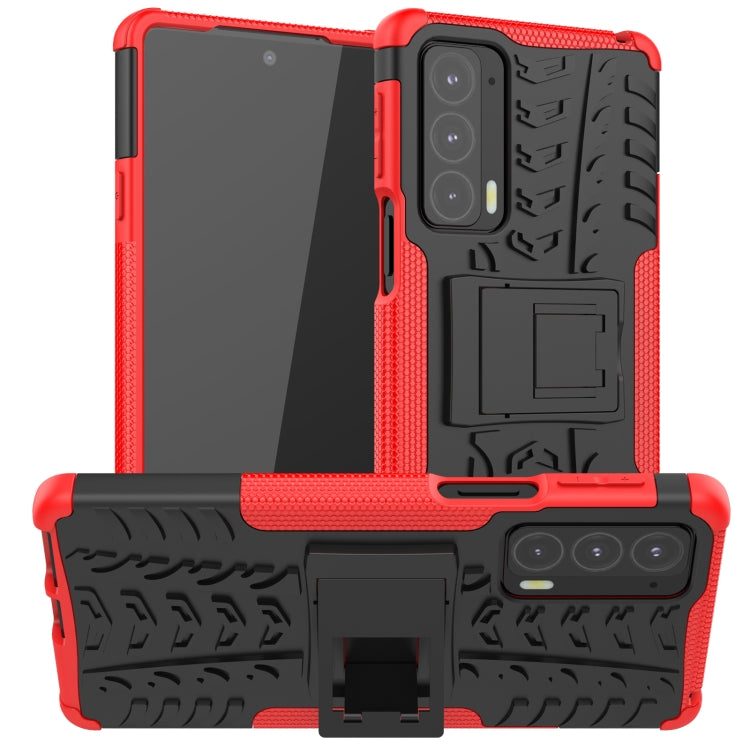 Custodia protettiva antiurto in TPU + PC per pneumatici con supporto, For Alcatel 3L (2021), For Motorola Edge 20, For Samsung Galaxy A03S 164mm