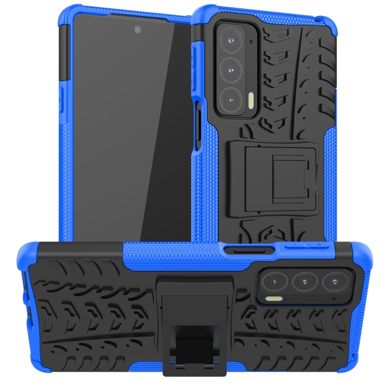 Custodia protettiva antiurto in TPU + PC per pneumatici con supporto, For Alcatel 3L (2021), For Motorola Edge 20, For Samsung Galaxy A03S 164mm