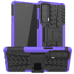 Custodia protettiva antiurto in TPU + PC per pneumatici con supporto, For Alcatel 3L (2021), For Motorola Edge 20, For Samsung Galaxy A03S 164mm