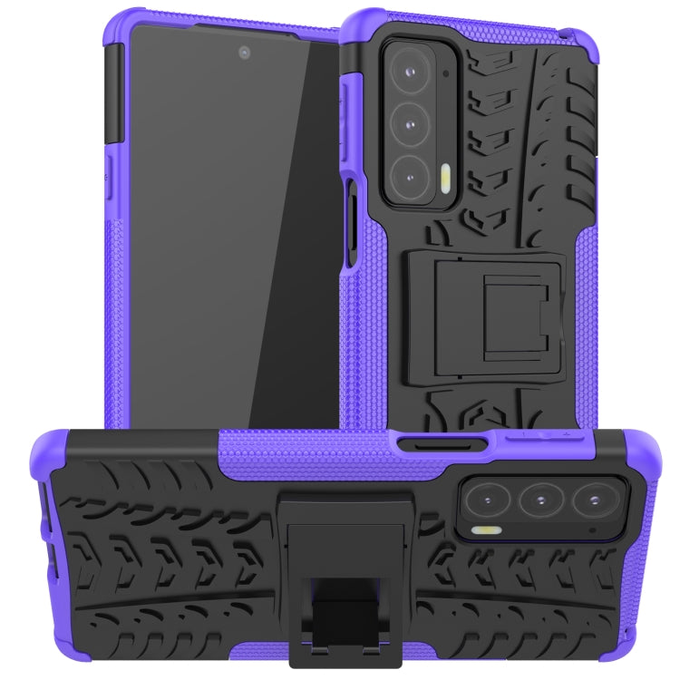 Custodia protettiva antiurto in TPU + PC per pneumatici con supporto, For Alcatel 3L (2021), For Motorola Edge 20, For Samsung Galaxy A03S 164mm