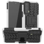 Custodia protettiva antiurto in TPU + PC per pneumatici con supporto, For Alcatel 3L (2021), For Motorola Edge 20, For Samsung Galaxy A03S 164mm