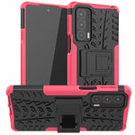 Custodia protettiva antiurto in TPU + PC per pneumatici con supporto, For Alcatel 3L (2021), For Motorola Edge 20, For Samsung Galaxy A03S 164mm