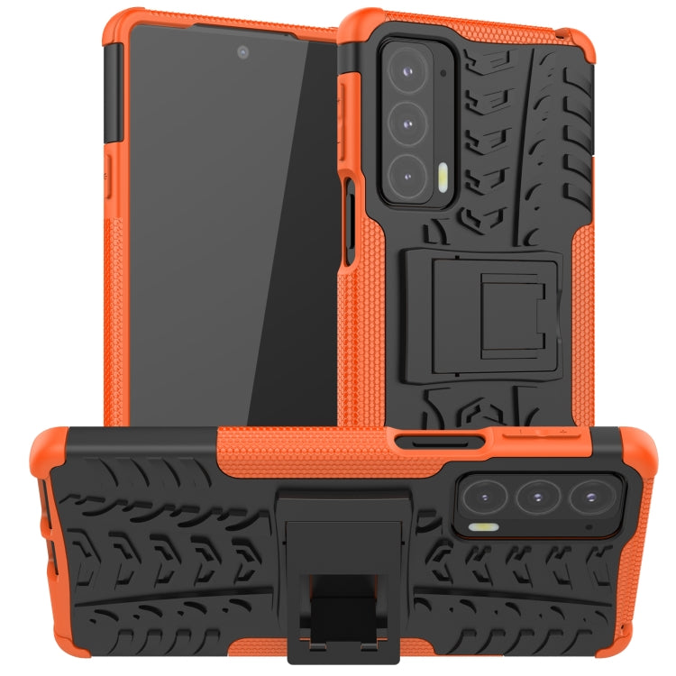 Custodia protettiva antiurto in TPU + PC per pneumatici con supporto, For Alcatel 3L (2021), For Motorola Edge 20, For Samsung Galaxy A03S 164mm