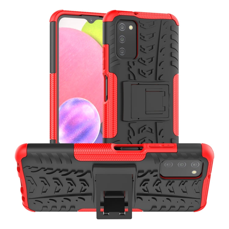 Custodia protettiva antiurto in TPU + PC per pneumatici con supporto, For Alcatel 3L (2021), For Motorola Edge 20, For Samsung Galaxy A03S 164mm