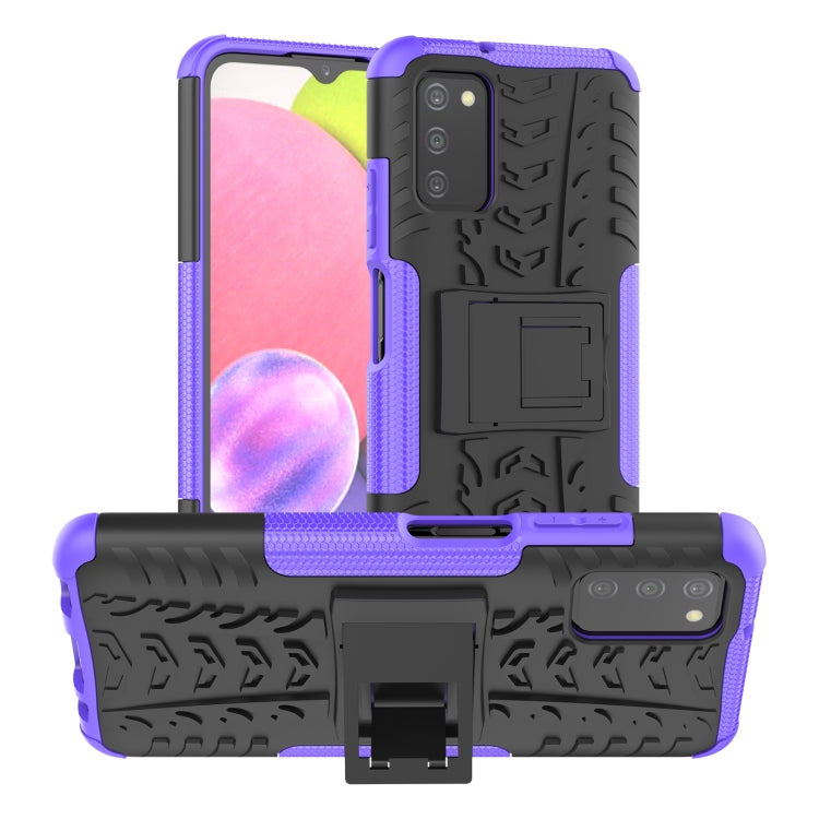 Custodia protettiva antiurto in TPU + PC per pneumatici con supporto, For Alcatel 3L (2021), For Motorola Edge 20, For Samsung Galaxy A03S 164mm