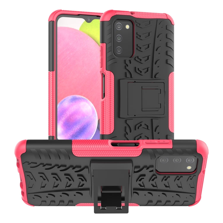 Custodia protettiva antiurto in TPU + PC per pneumatici con supporto, For Alcatel 3L (2021), For Motorola Edge 20, For Samsung Galaxy A03S 164mm