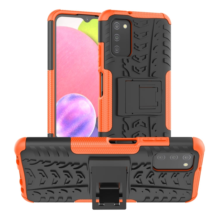 Custodia protettiva antiurto in TPU + PC per pneumatici con supporto, For Alcatel 3L (2021), For Motorola Edge 20, For Samsung Galaxy A03S 164mm