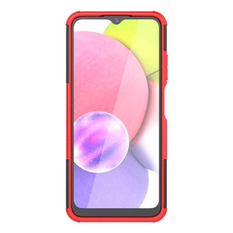 Custodia protettiva antiurto in TPU + PC per pneumatici con supporto, For Samsung Galaxy A03S 166mm