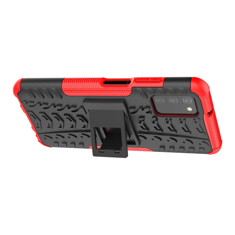 Custodia protettiva antiurto in TPU + PC per pneumatici con supporto, For Samsung Galaxy A03S 166mm