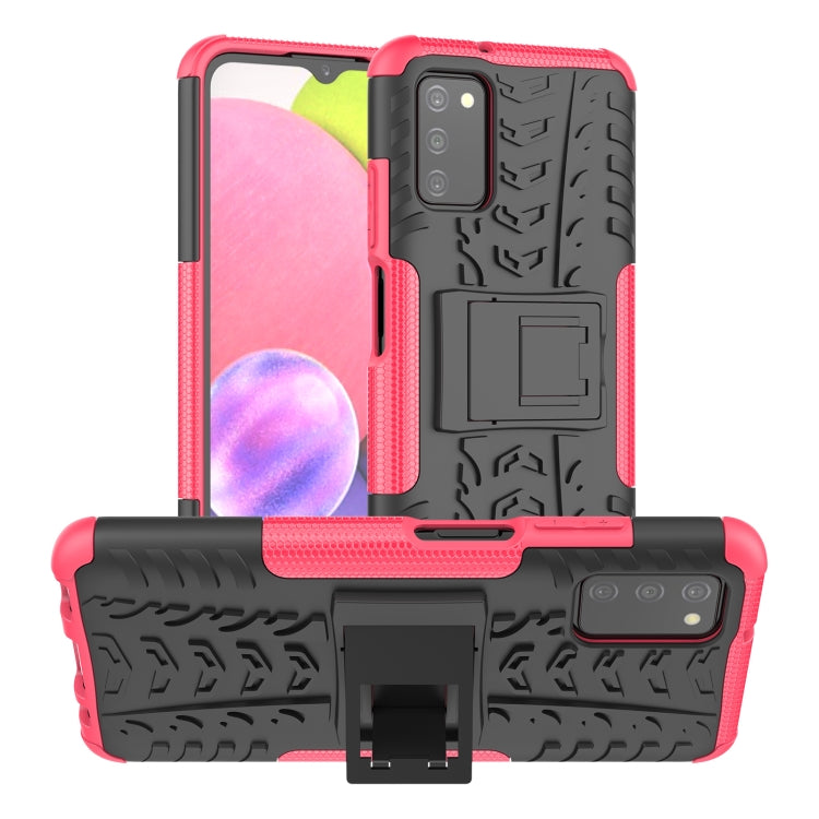Custodia protettiva antiurto in TPU + PC per pneumatici con supporto, For Samsung Galaxy A03S 166mm